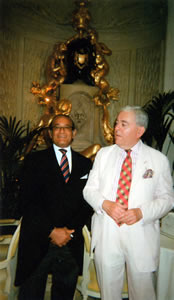 Mr Michael Kotb with Francis Bown, Tea at The Ritz, London, United Kingdom | Bown's Best